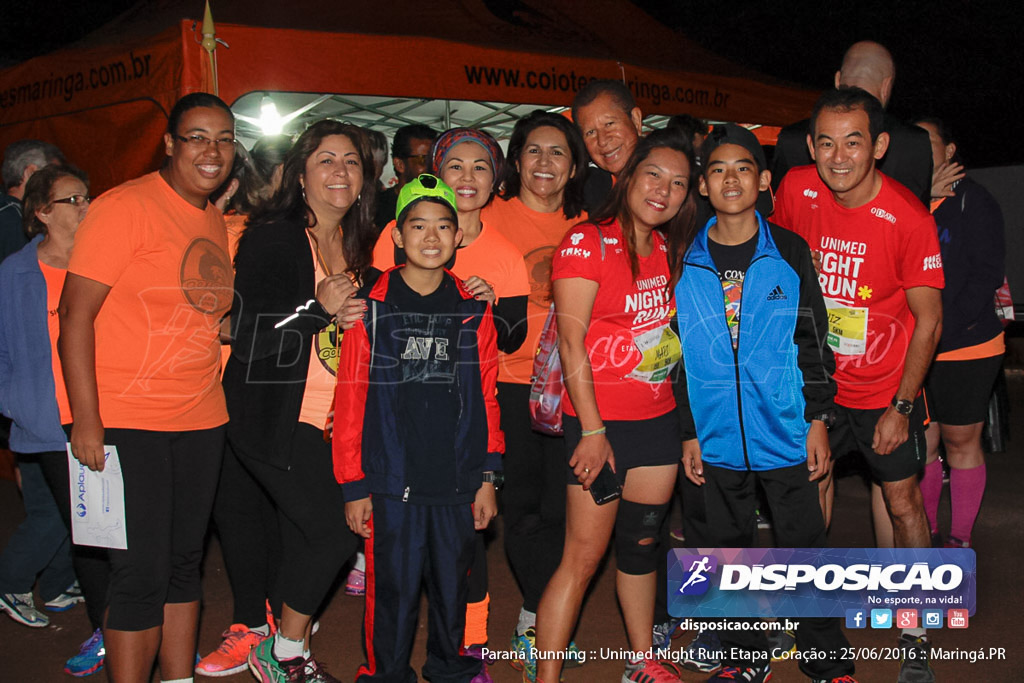 Unimed Night Run: Etapa Coração :: Paraná Running 2016