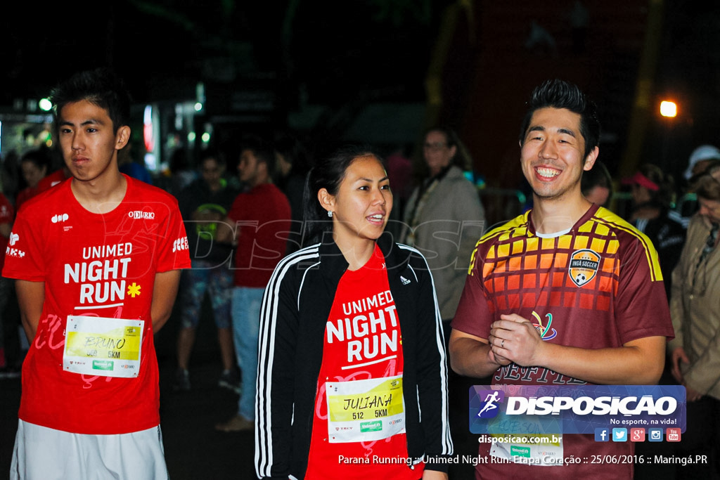 Unimed Night Run: Etapa Coração :: Paraná Running 2016