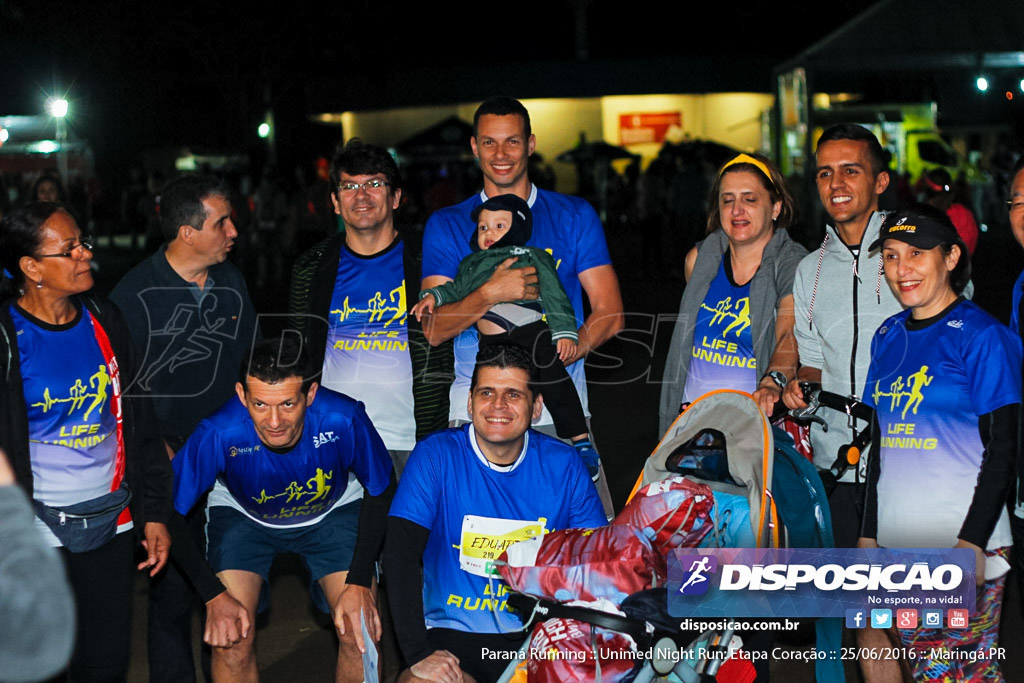 Unimed Night Run: Etapa Coração :: Paraná Running 2016