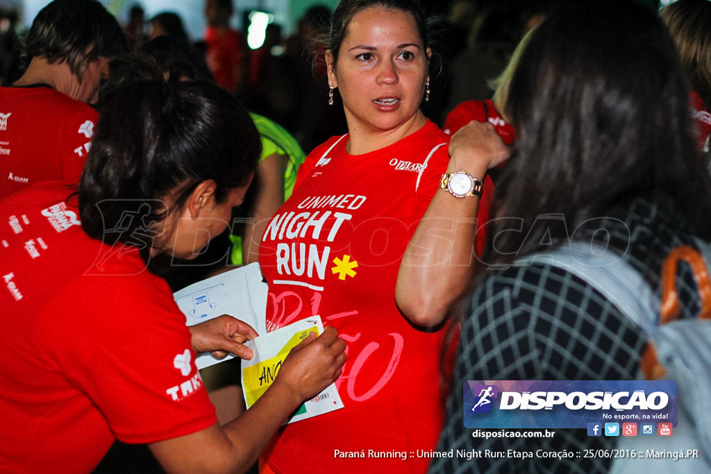 Unimed Night Run: Etapa Coração :: Paraná Running 2016