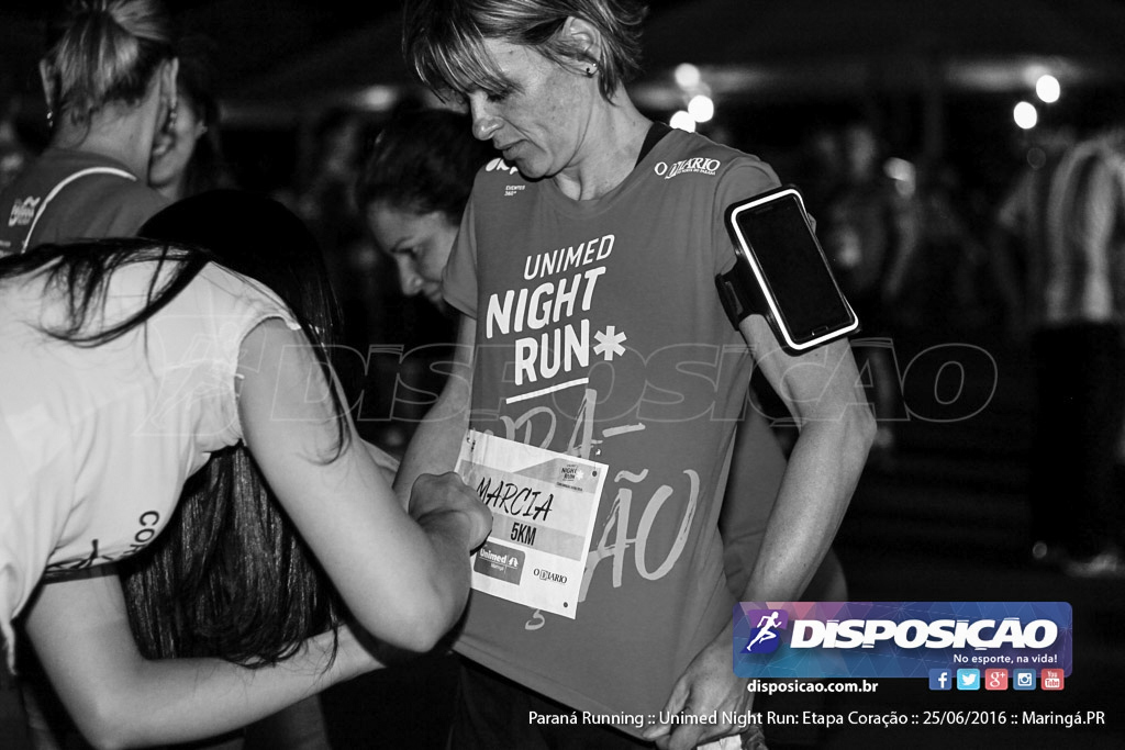 Unimed Night Run: Etapa Coração :: Paraná Running 2016