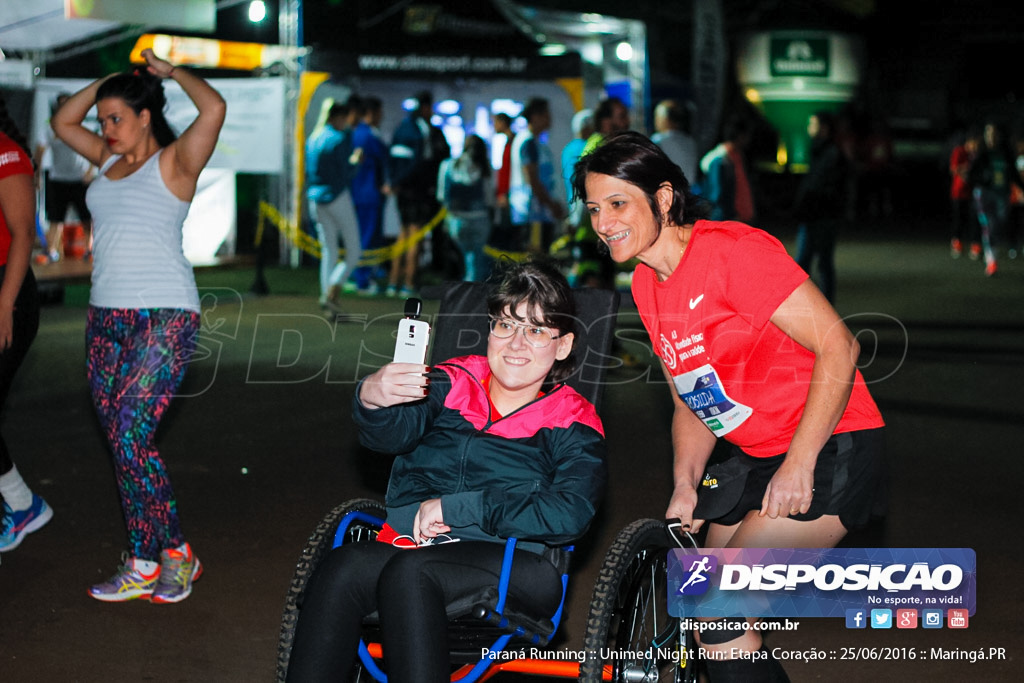 Unimed Night Run: Etapa Coração :: Paraná Running 2016