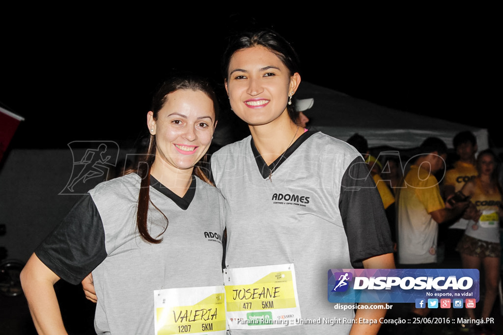 Unimed Night Run: Etapa Coração :: Paraná Running 2016