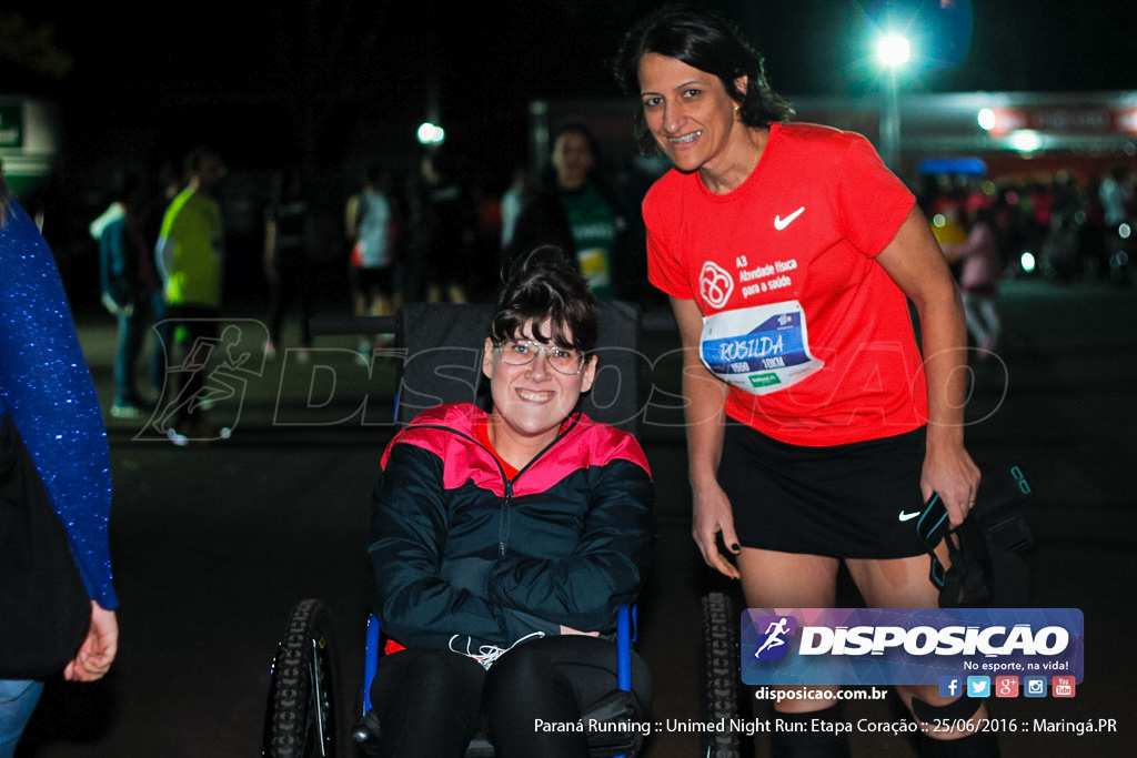 Unimed Night Run: Etapa Coração :: Paraná Running 2016