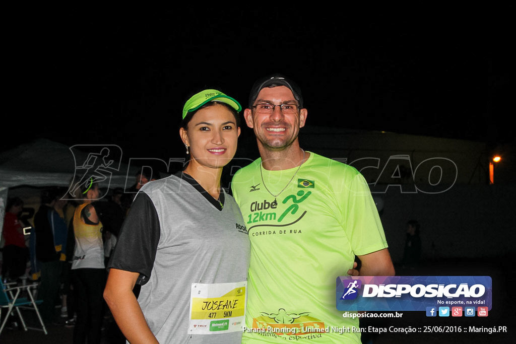 Unimed Night Run: Etapa Coração :: Paraná Running 2016