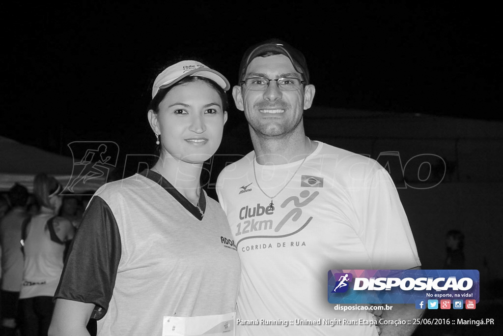 Unimed Night Run: Etapa Coração :: Paraná Running 2016