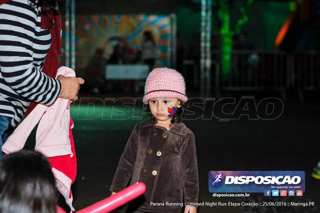 Unimed Night Run: Etapa Coração :: Paraná Running 2016