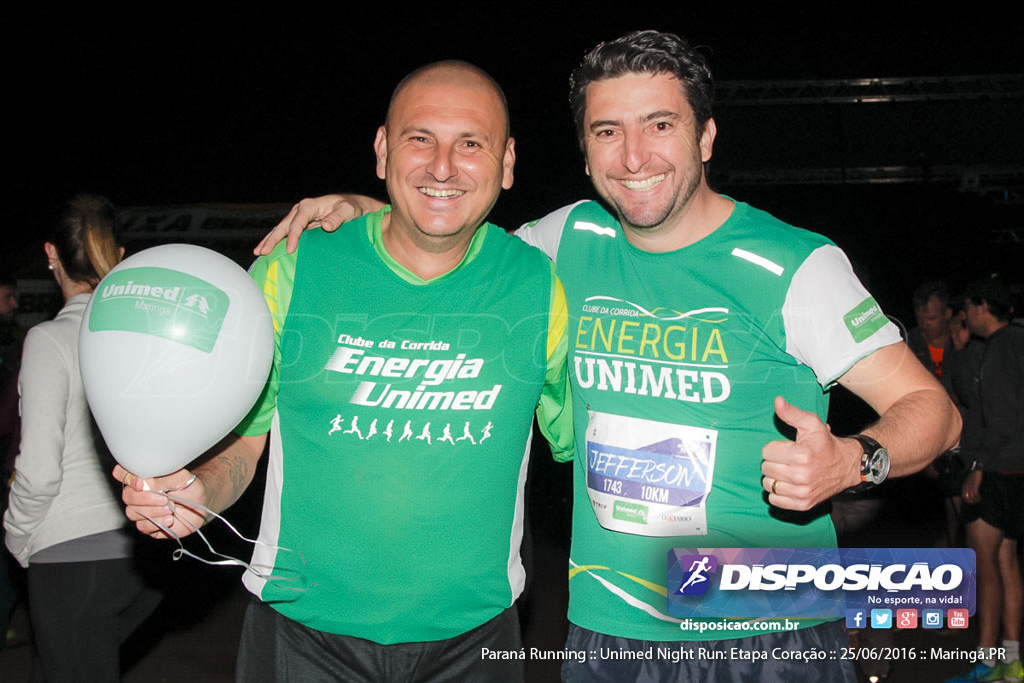 Unimed Night Run: Etapa Coração :: Paraná Running 2016