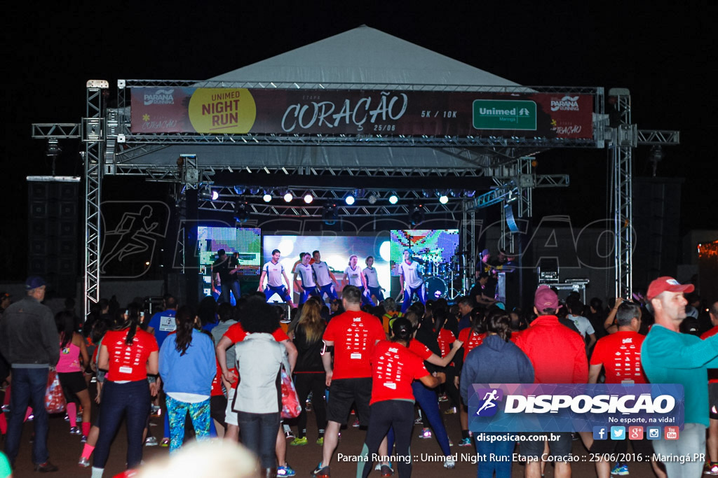 Unimed Night Run: Etapa Coração :: Paraná Running 2016