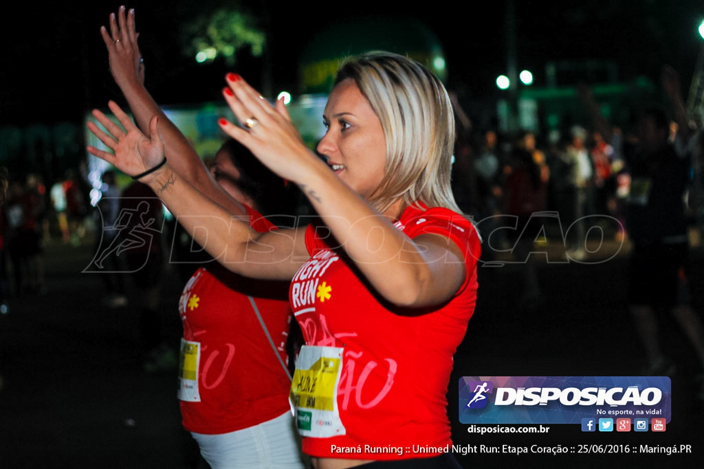 Unimed Night Run: Etapa Coração :: Paraná Running 2016