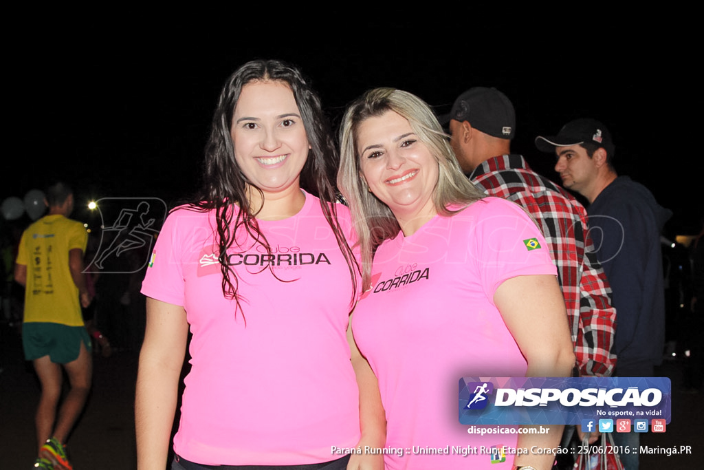 Unimed Night Run: Etapa Coração :: Paraná Running 2016