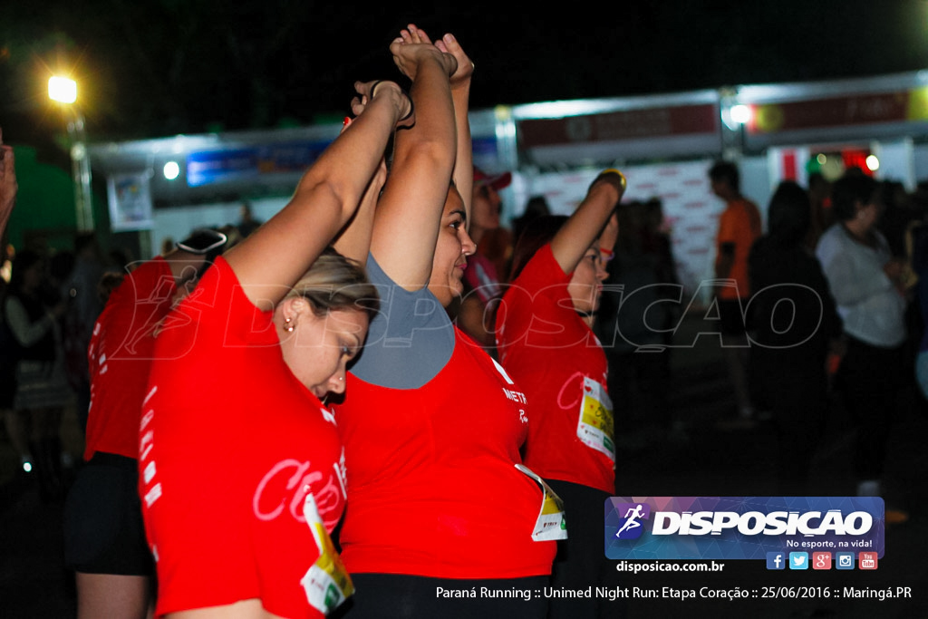 Unimed Night Run: Etapa Coração :: Paraná Running 2016