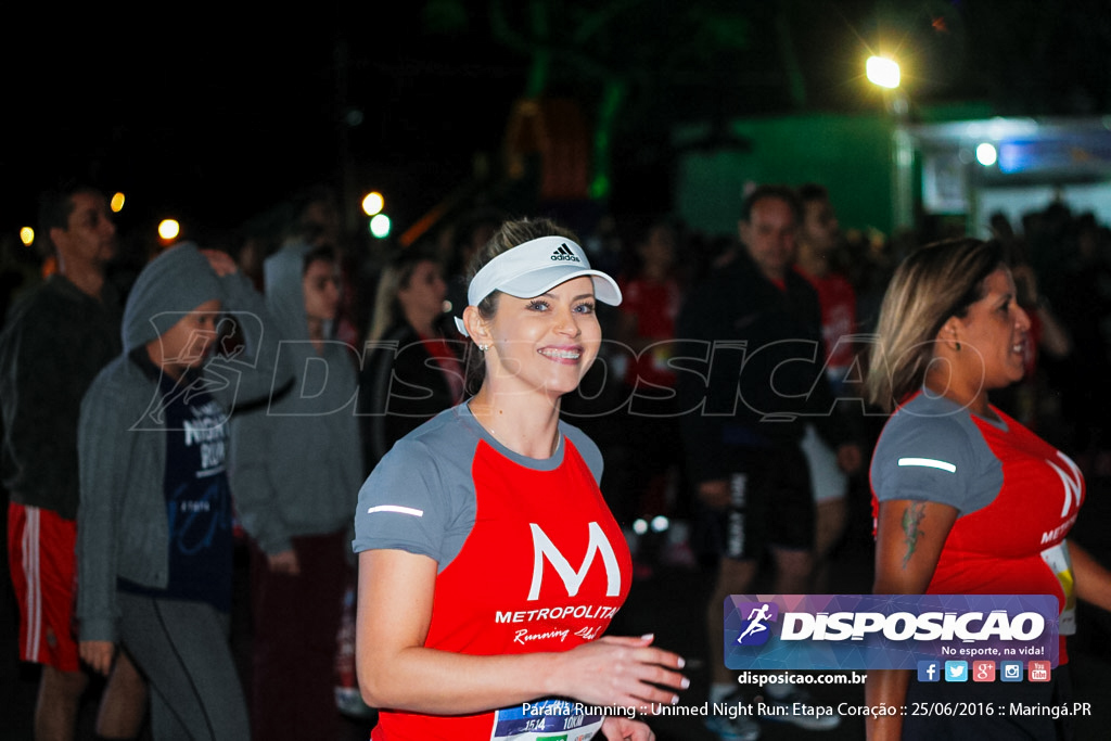 Unimed Night Run: Etapa Coração :: Paraná Running 2016