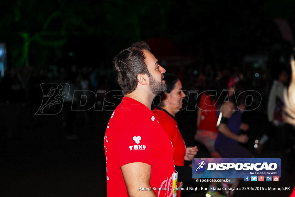 Unimed Night Run: Etapa Coração :: Paraná Running 2016