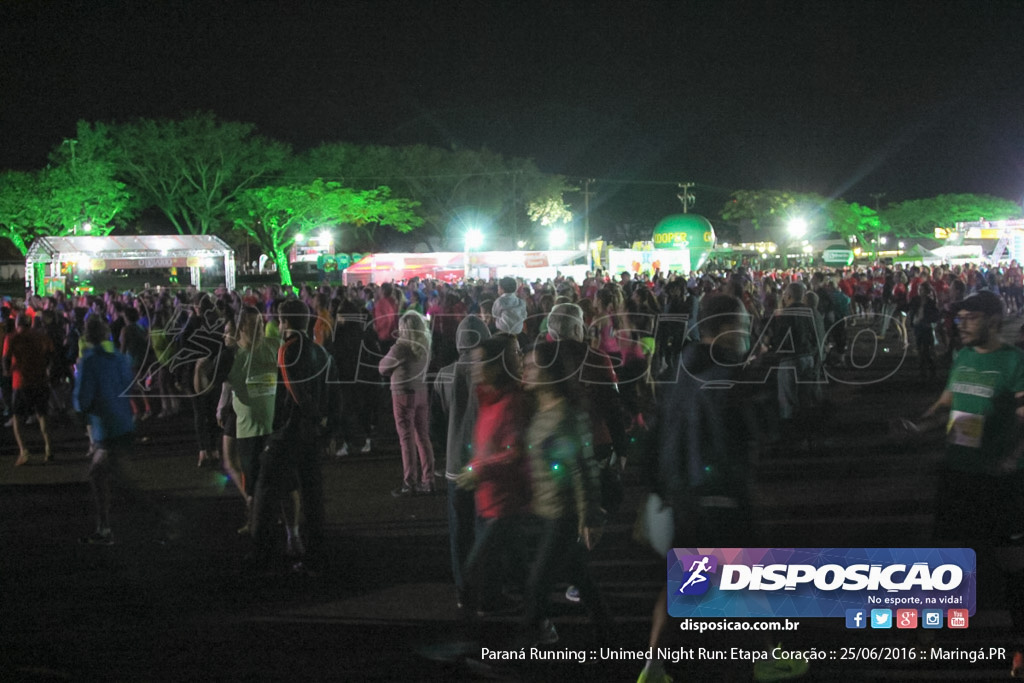 Unimed Night Run: Etapa Coração :: Paraná Running 2016