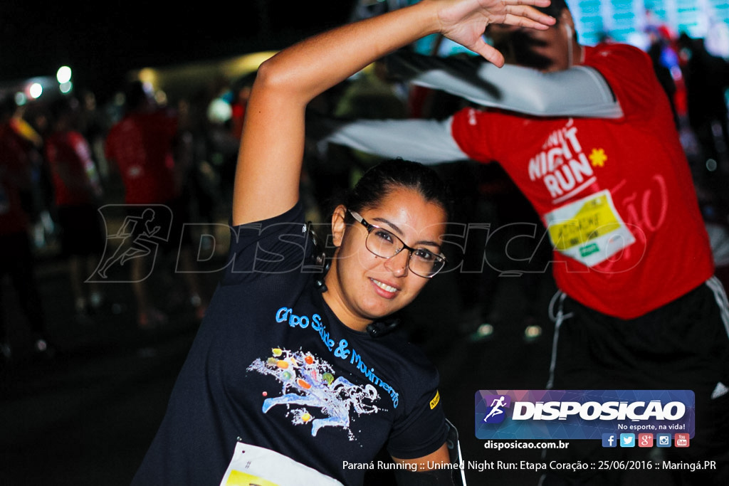 Unimed Night Run: Etapa Coração :: Paraná Running 2016