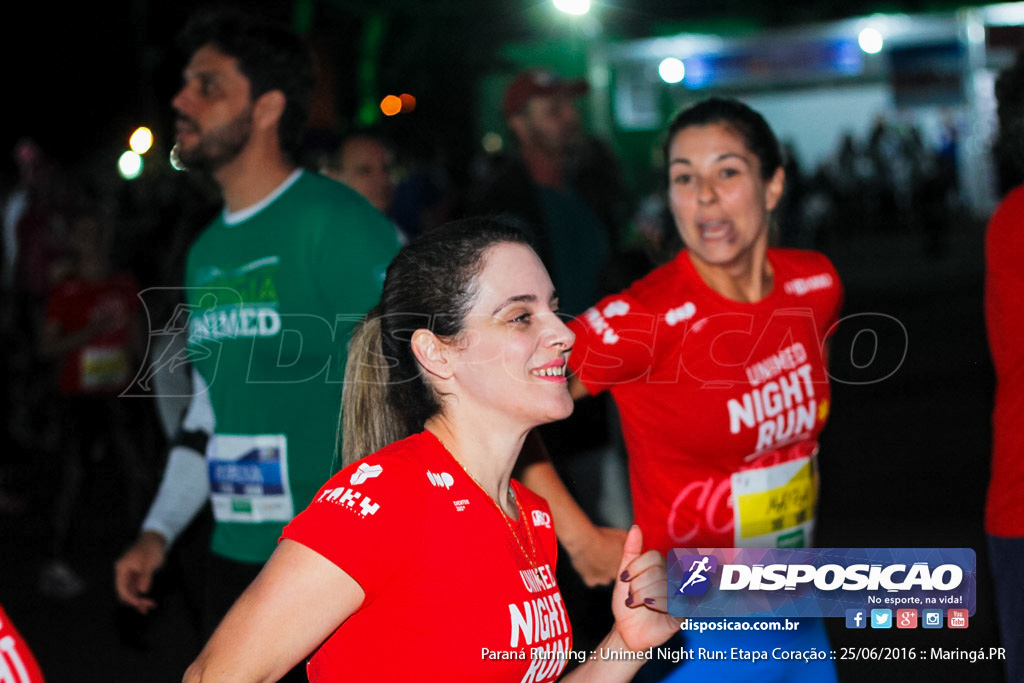 Unimed Night Run: Etapa Coração :: Paraná Running 2016