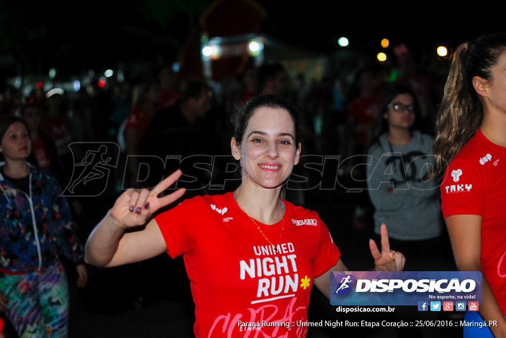 Unimed Night Run: Etapa Coração :: Paraná Running 2016