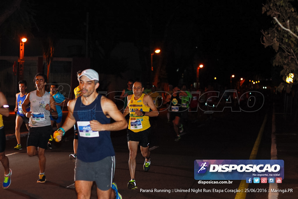 Unimed Night Run: Etapa Coração :: Paraná Running 2016