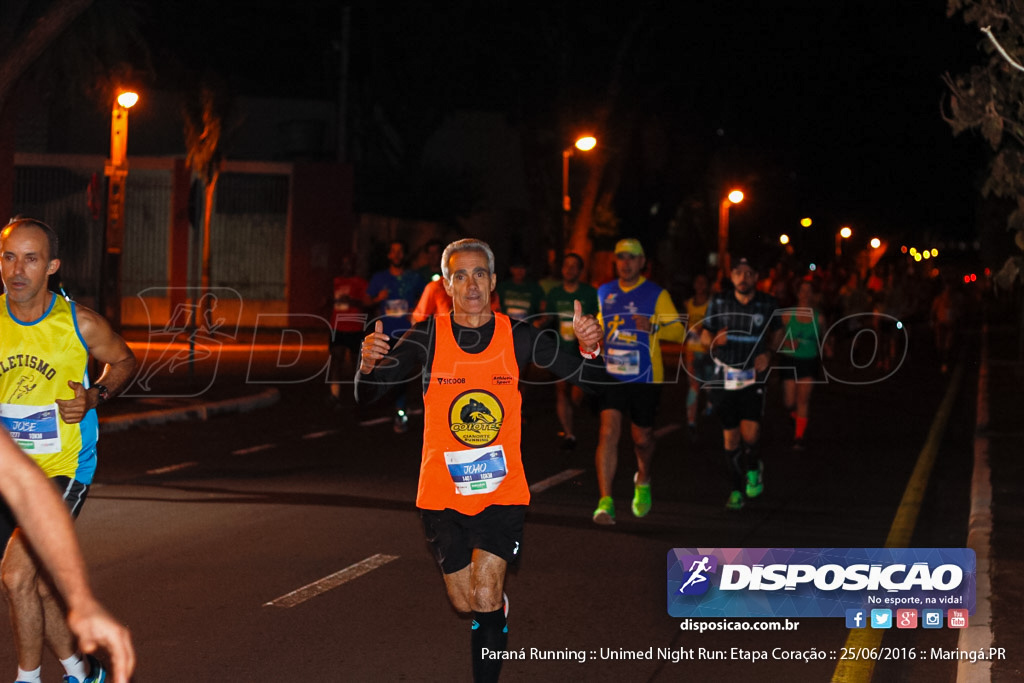 Unimed Night Run: Etapa Coração :: Paraná Running 2016