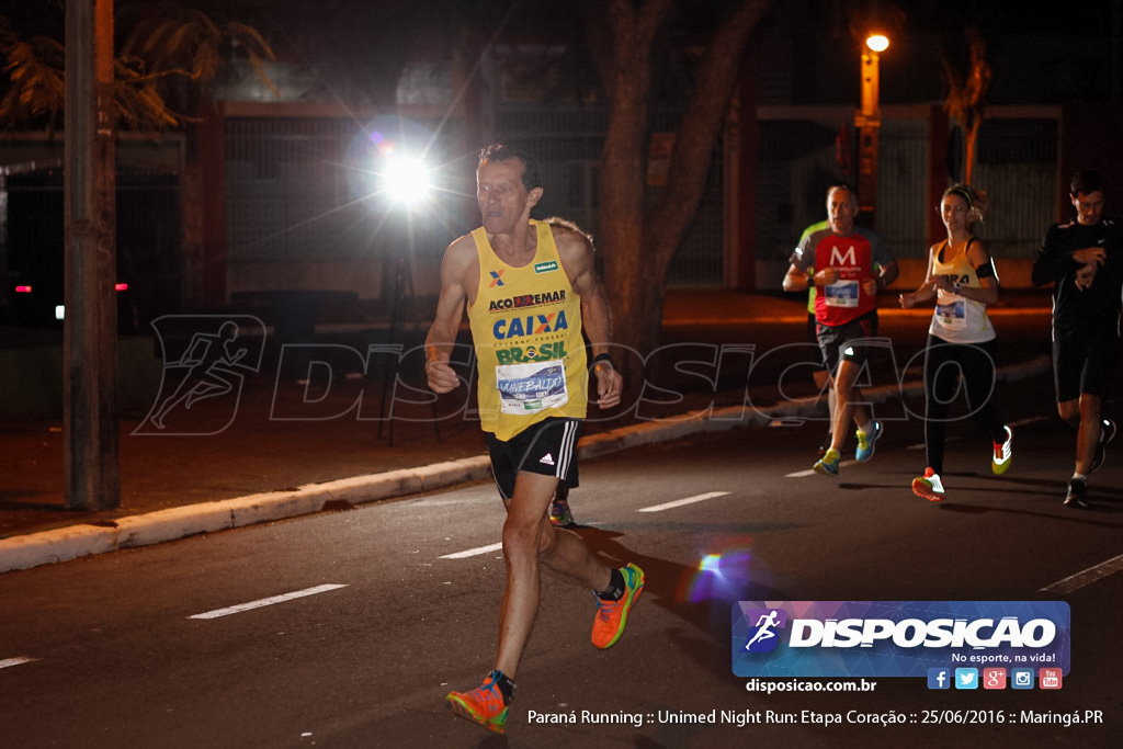 Unimed Night Run: Etapa Coração :: Paraná Running 2016