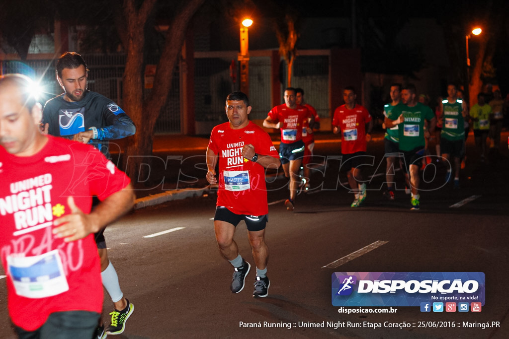 Unimed Night Run: Etapa Coração :: Paraná Running 2016