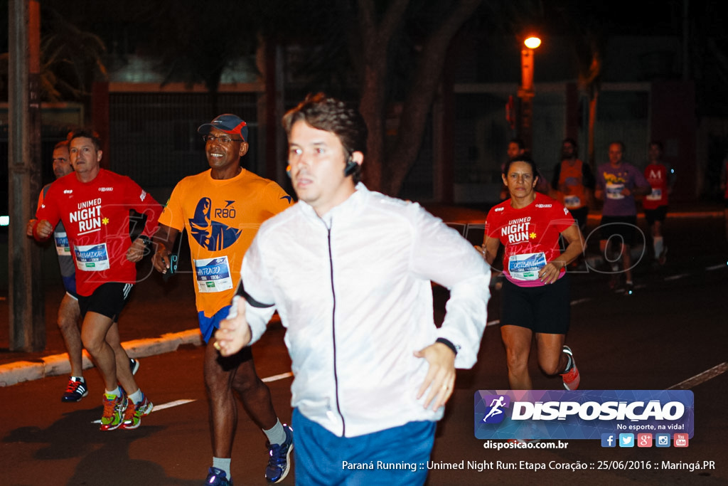 Unimed Night Run: Etapa Coração :: Paraná Running 2016