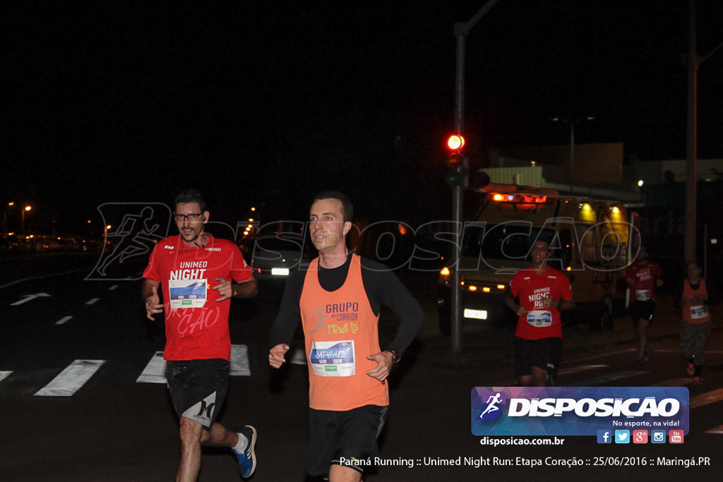 Unimed Night Run: Etapa Coração :: Paraná Running 2016