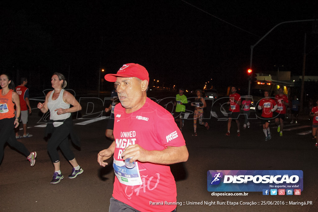 Unimed Night Run: Etapa Coração :: Paraná Running 2016