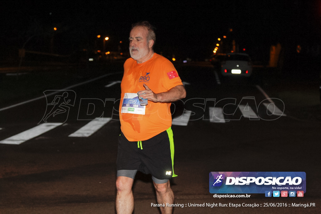 Unimed Night Run: Etapa Coração :: Paraná Running 2016