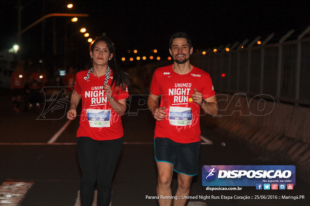 Unimed Night Run: Etapa Coração :: Paraná Running 2016