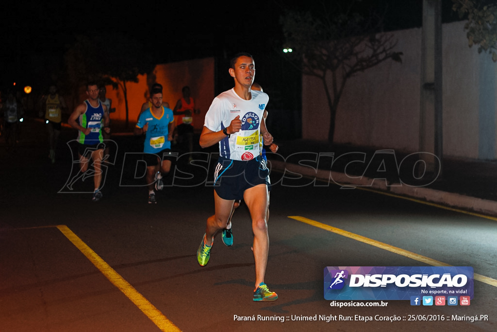 Unimed Night Run: Etapa Coração :: Paraná Running 2016