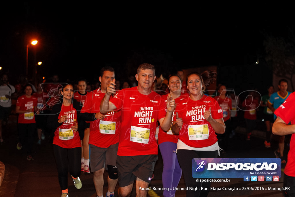 Unimed Night Run: Etapa Coração :: Paraná Running 2016