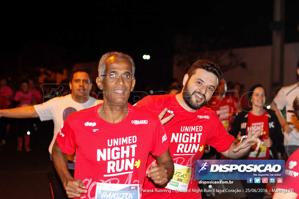 Unimed Night Run: Etapa Coração :: Paraná Running 2016