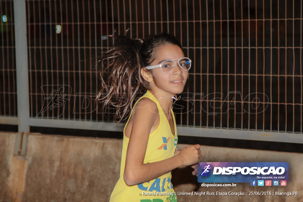 Unimed Night Run: Etapa Coração :: Paraná Running 2016