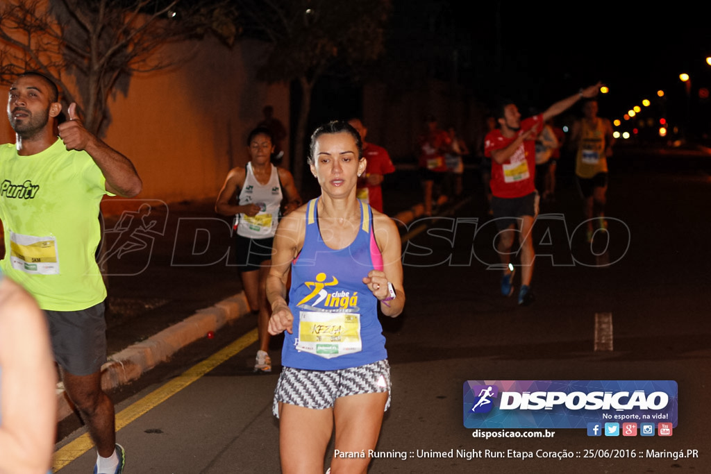 Unimed Night Run: Etapa Coração :: Paraná Running 2016