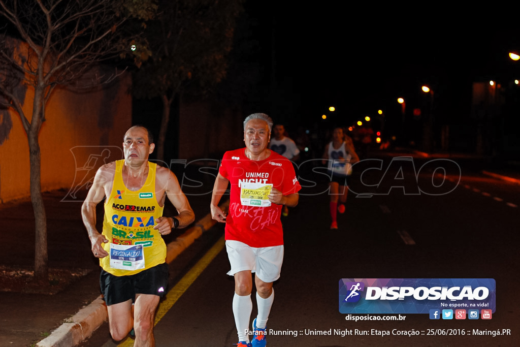 Unimed Night Run: Etapa Coração :: Paraná Running 2016