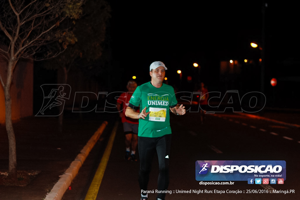 Unimed Night Run: Etapa Coração :: Paraná Running 2016