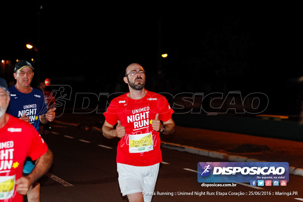 Unimed Night Run: Etapa Coração :: Paraná Running 2016