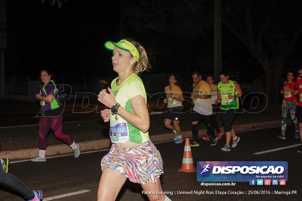 Unimed Night Run: Etapa Coração :: Paraná Running 2016