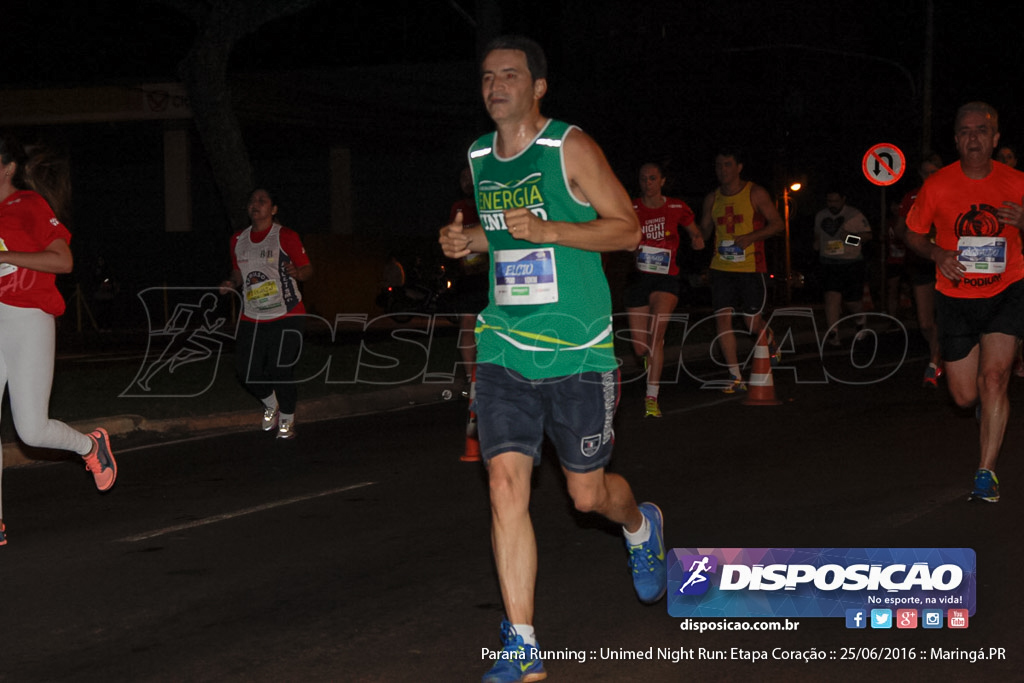 Unimed Night Run: Etapa Coração :: Paraná Running 2016