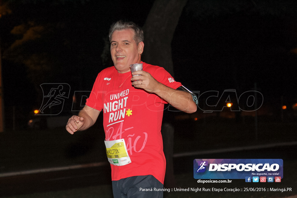 Unimed Night Run: Etapa Coração :: Paraná Running 2016