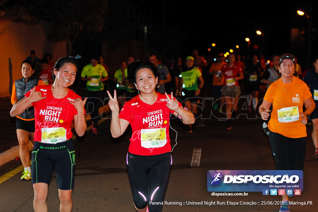 Unimed Night Run: Etapa Coração :: Paraná Running 2016