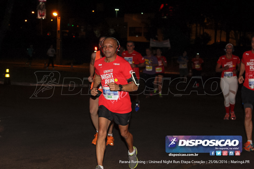 Unimed Night Run: Etapa Coração :: Paraná Running 2016