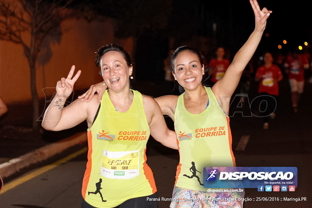 Unimed Night Run: Etapa Coração :: Paraná Running 2016