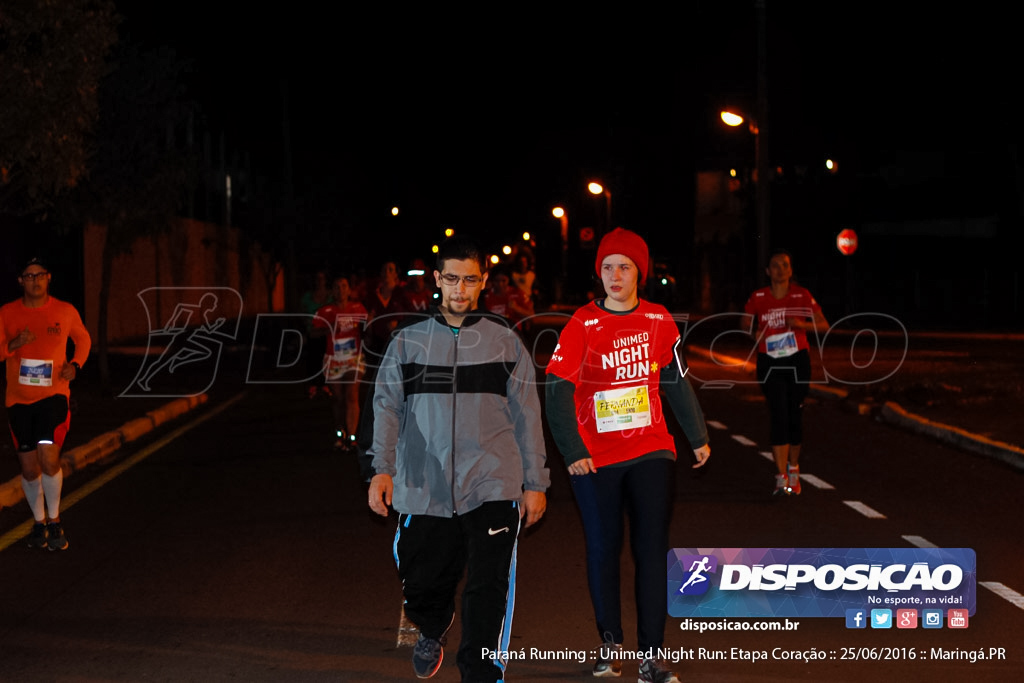 Unimed Night Run: Etapa Coração :: Paraná Running 2016