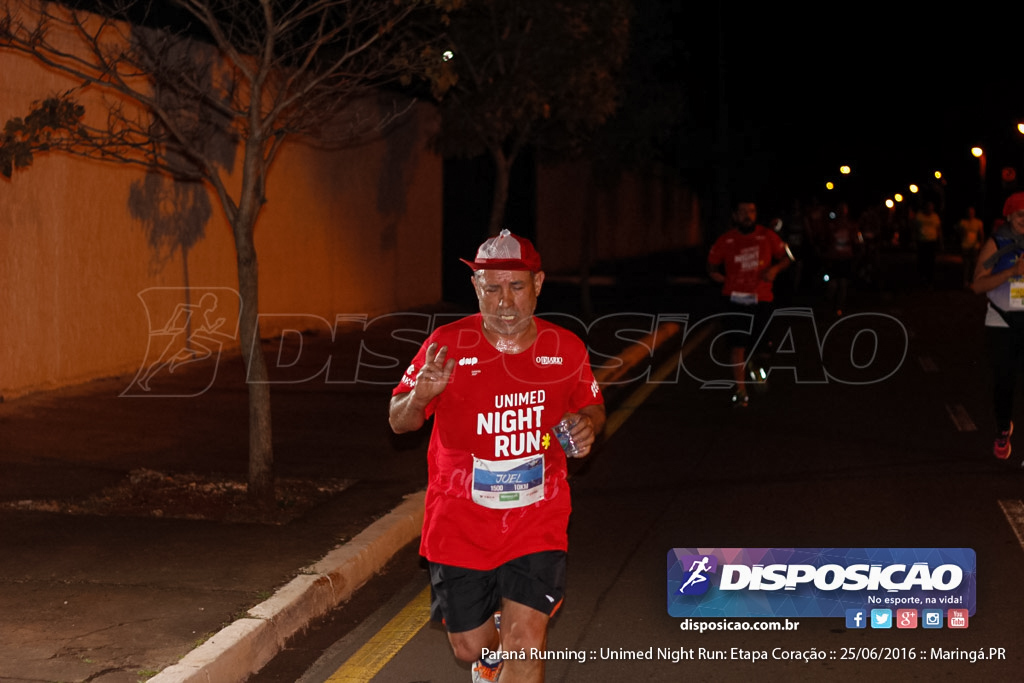 Unimed Night Run: Etapa Coração :: Paraná Running 2016