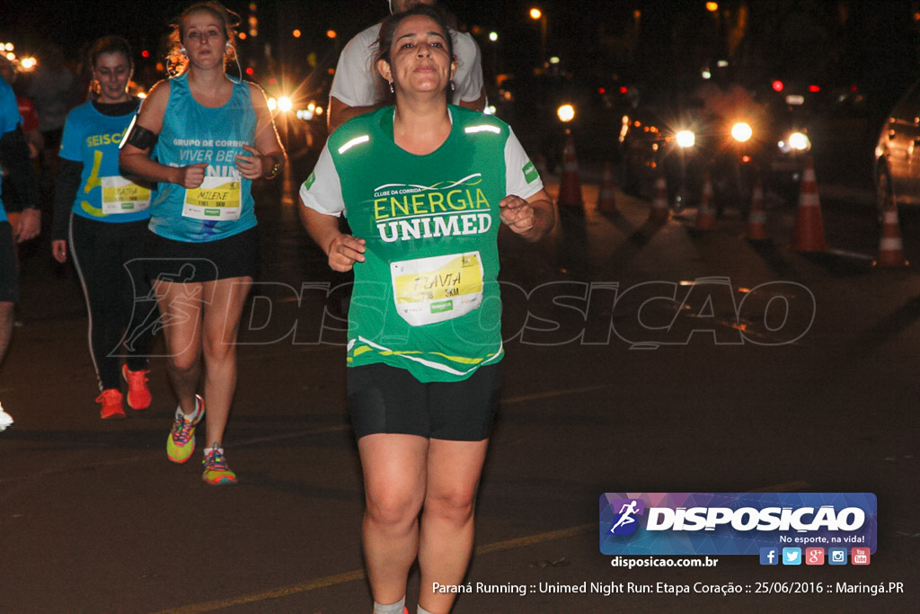 Unimed Night Run: Etapa Coração :: Paraná Running 2016