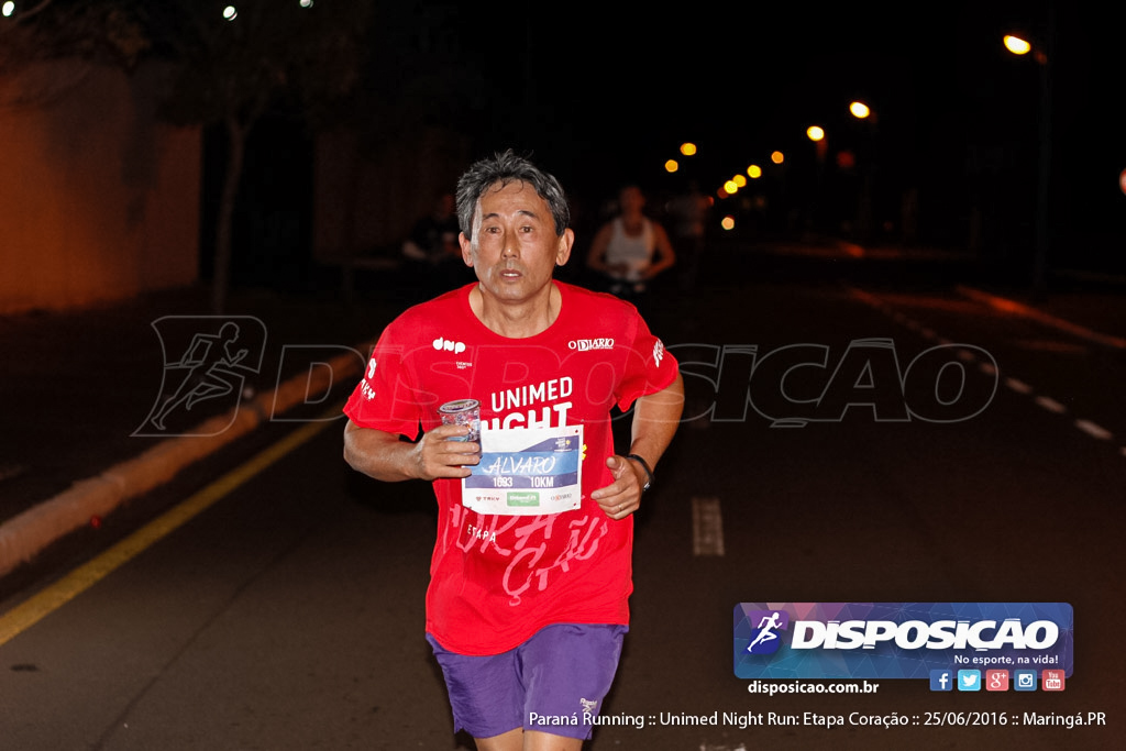 Unimed Night Run: Etapa Coração :: Paraná Running 2016