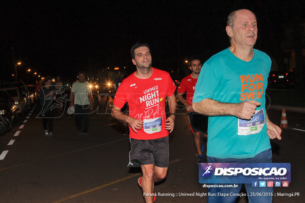 Unimed Night Run: Etapa Coração :: Paraná Running 2016